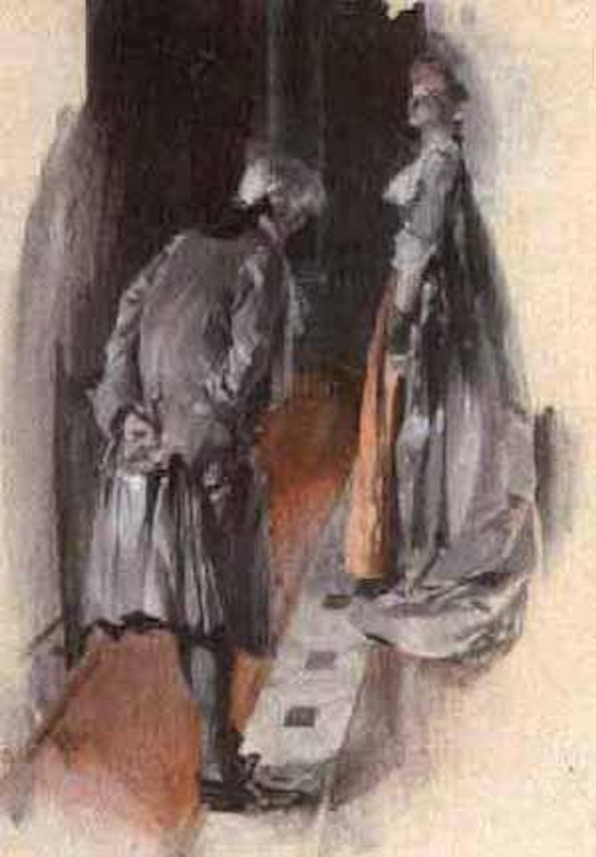 Waiting in the wings by William Russell Flint