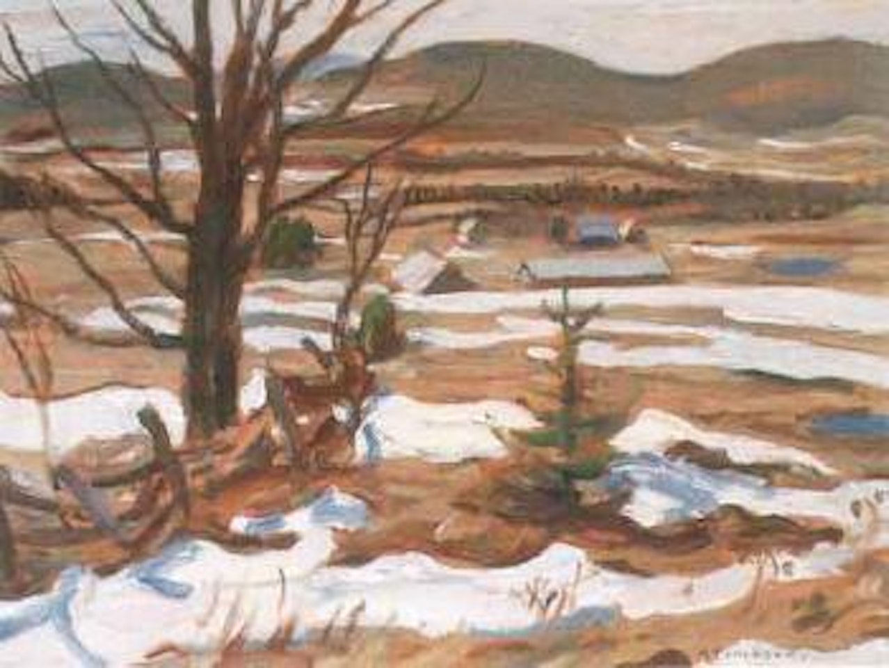 Hills at Arundel, Quebec by Alexander Young Jackson