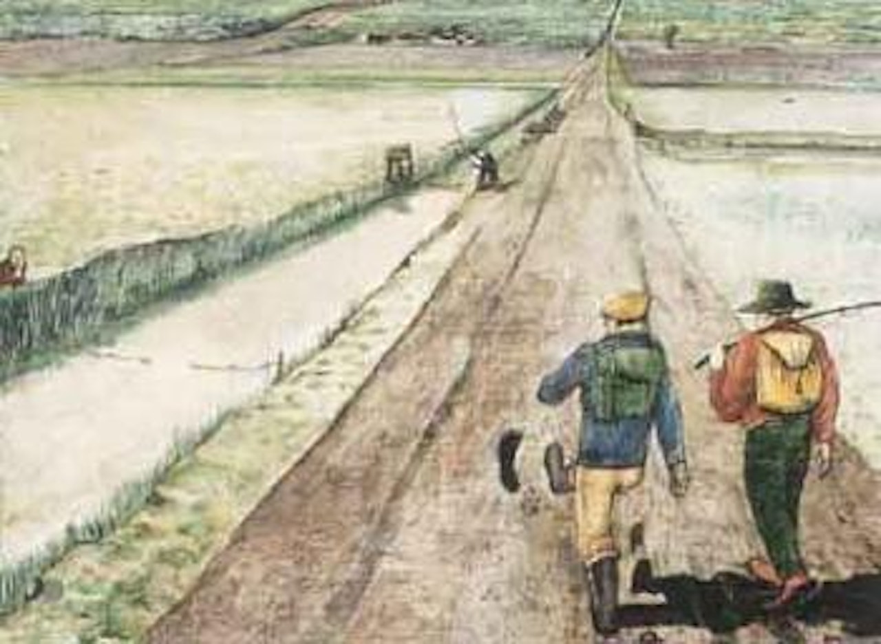 Fishing by William Kurelek