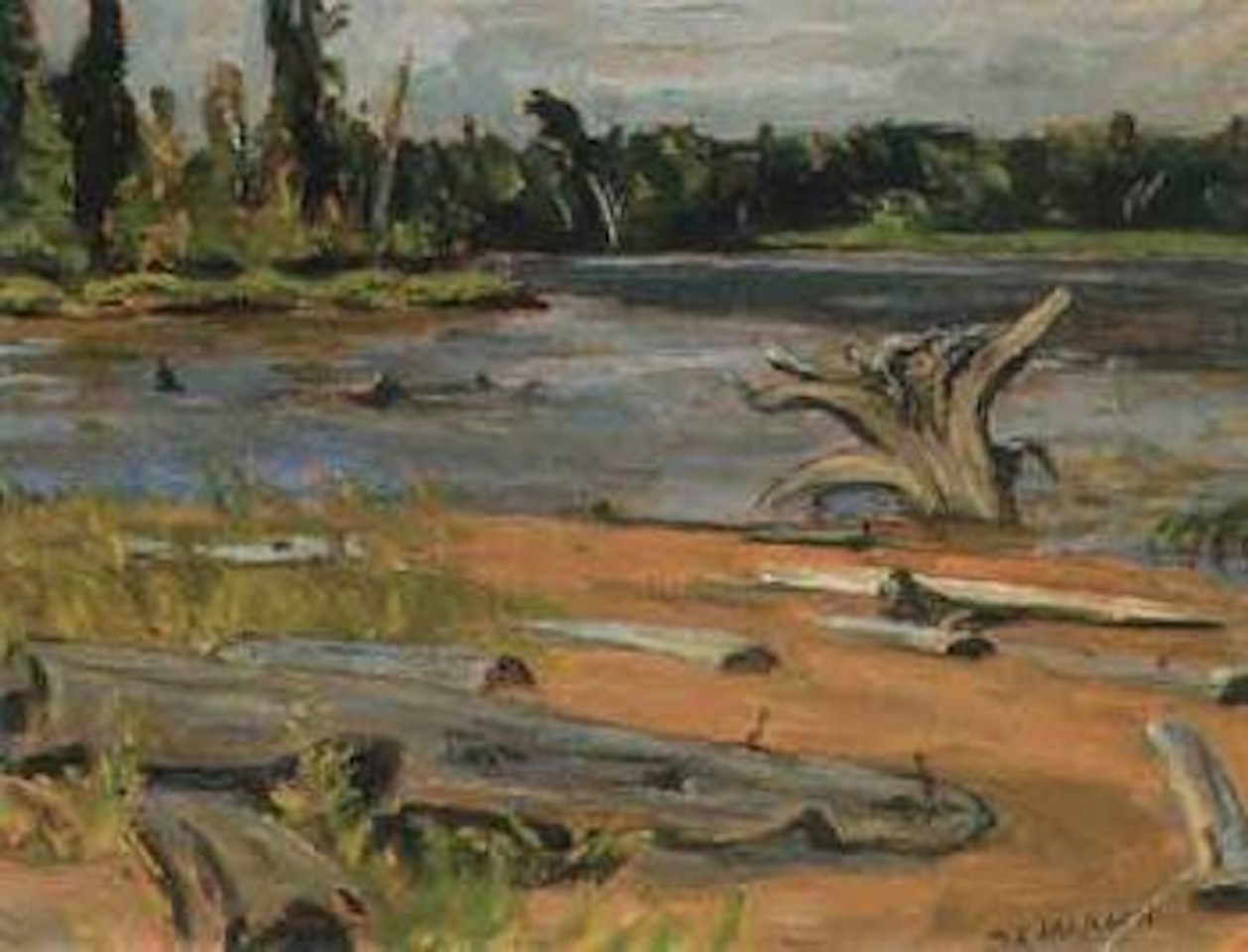 Visit to Camp Ahmek 17 July 64 by Alexander Young Jackson