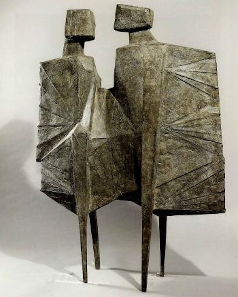 Two watchers V third version by Lynn Chadwick