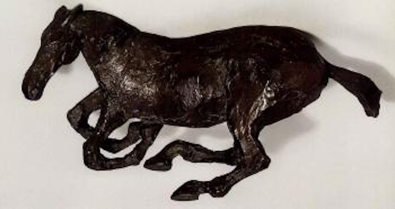 Rolling over horse by Elisabeth Frink