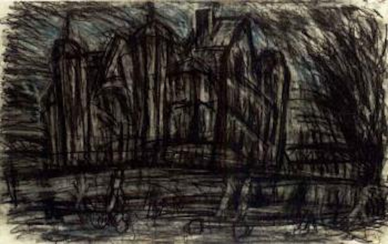 School building, Willesden III by Leon Kossoff