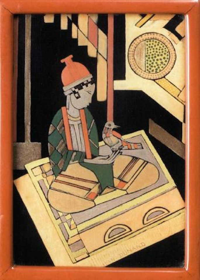 L'homme a l'oiseau by Jean Dunand