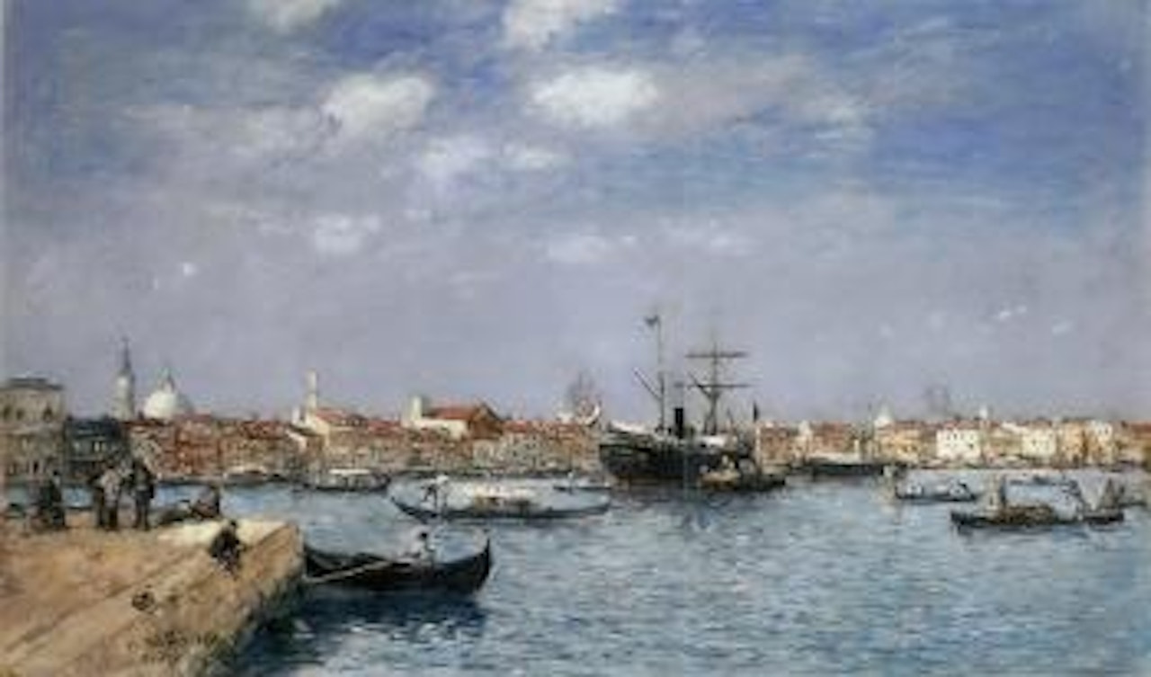 Venice, Grand Canal by Eugène Boudin