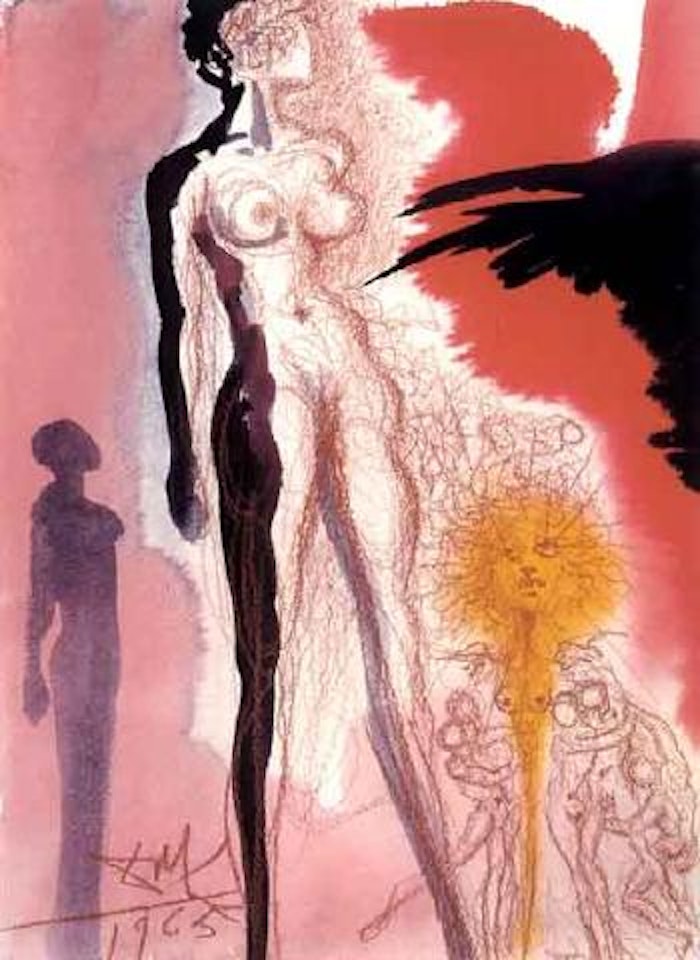 Salt woman by Salvador Dali