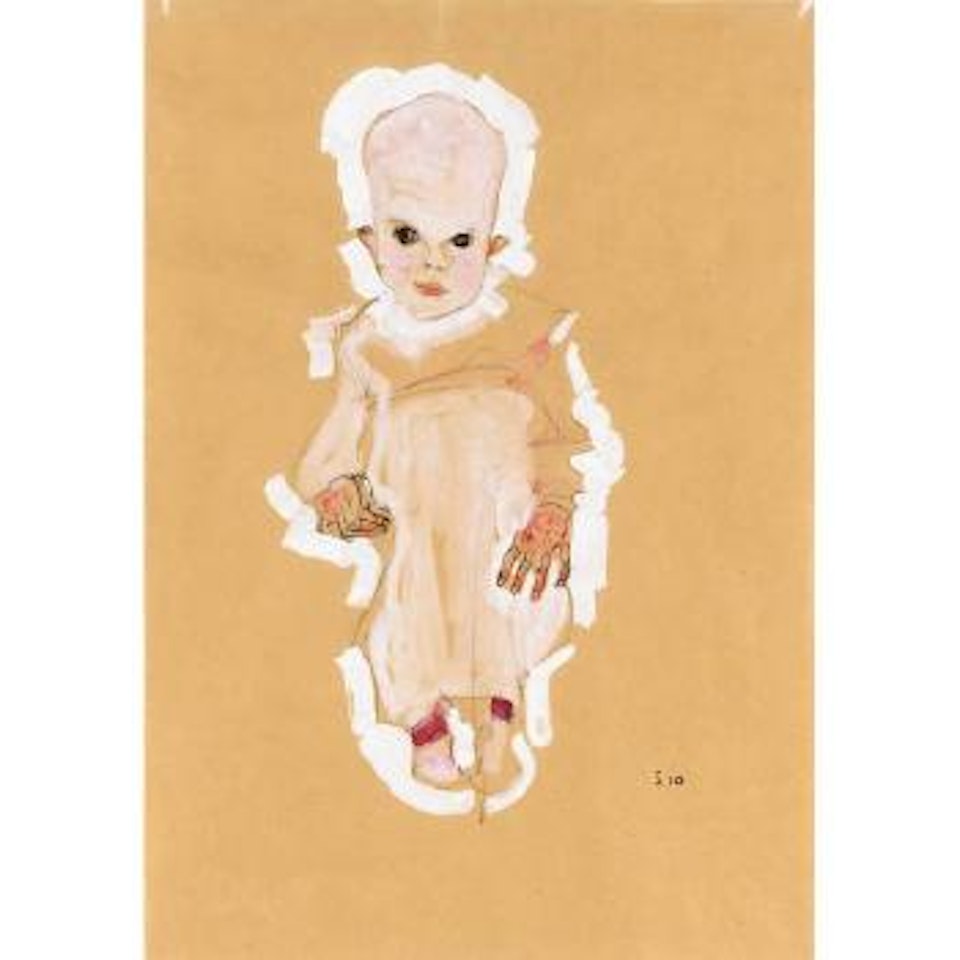 Baby by Egon Schiele