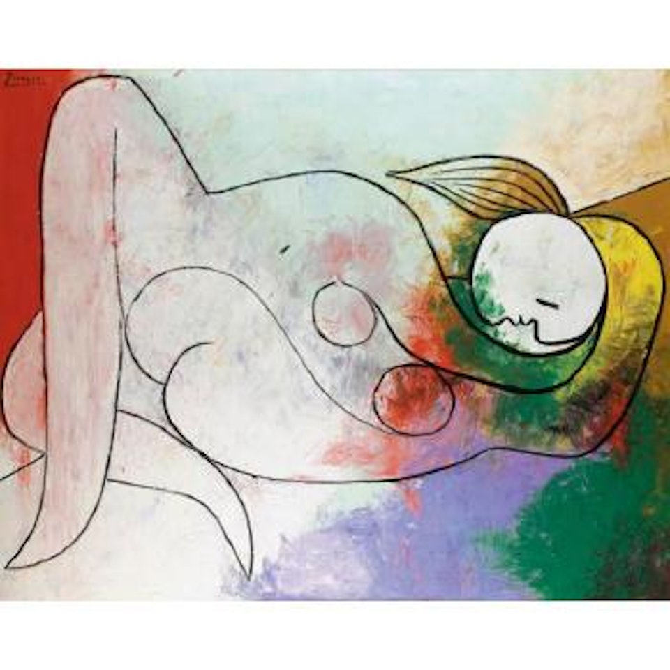 Femme couchee a la meche blonde by Pablo Picasso