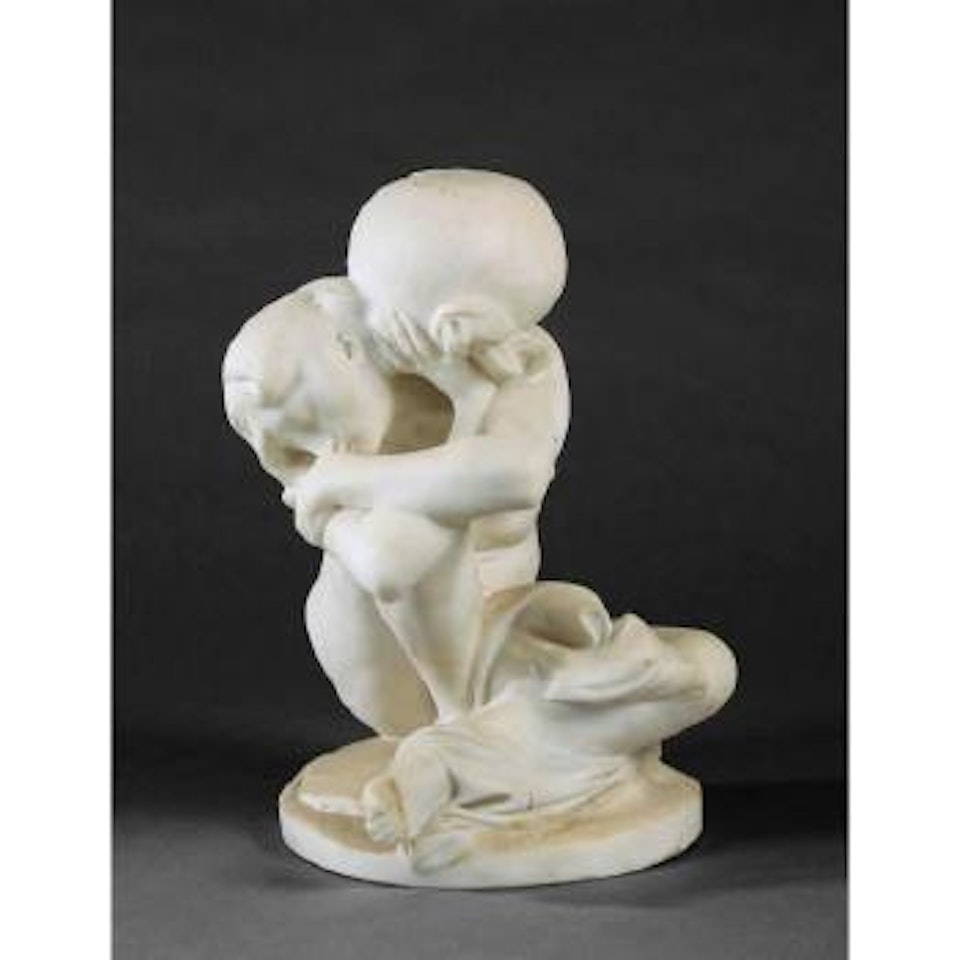 Cariatide tombee portant une sphere by Auguste Rodin