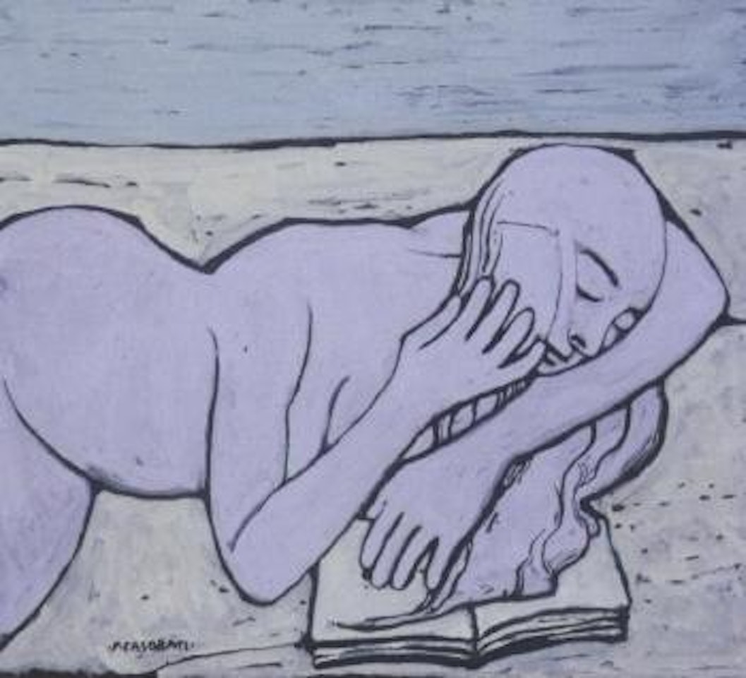Sleeping girl by Felice Casorati