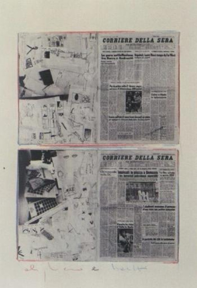 Corriere della SEra by Alighiero Boetti