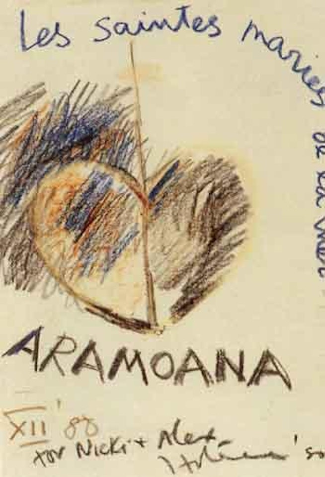 Les Saintes Maries de la mer, Aromoana XII 80 by Ralph Hotere