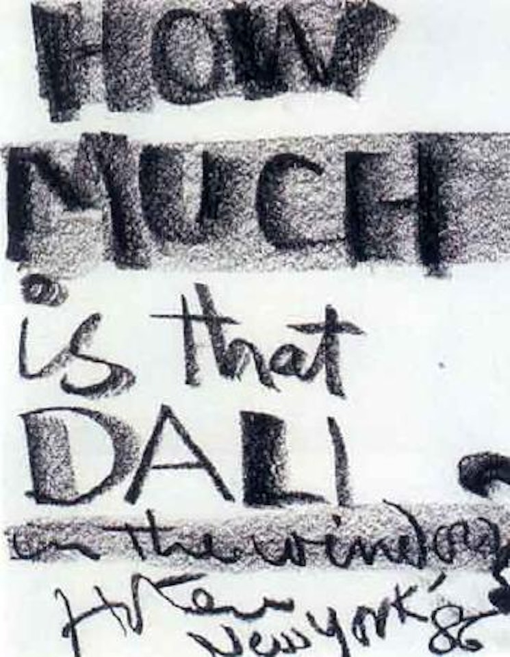How much is that Dali in the window by Ralph Hotere