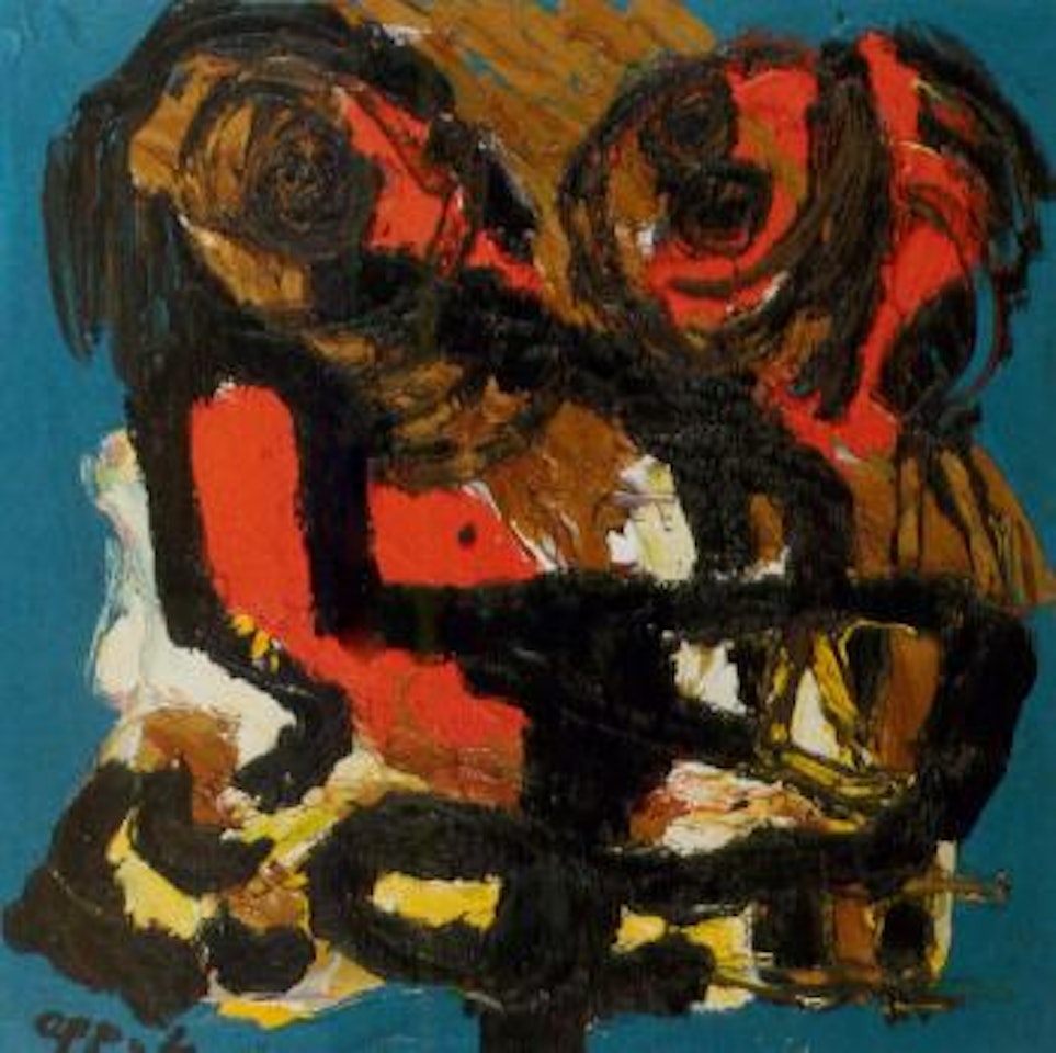 Deux personnages by Karel Appel