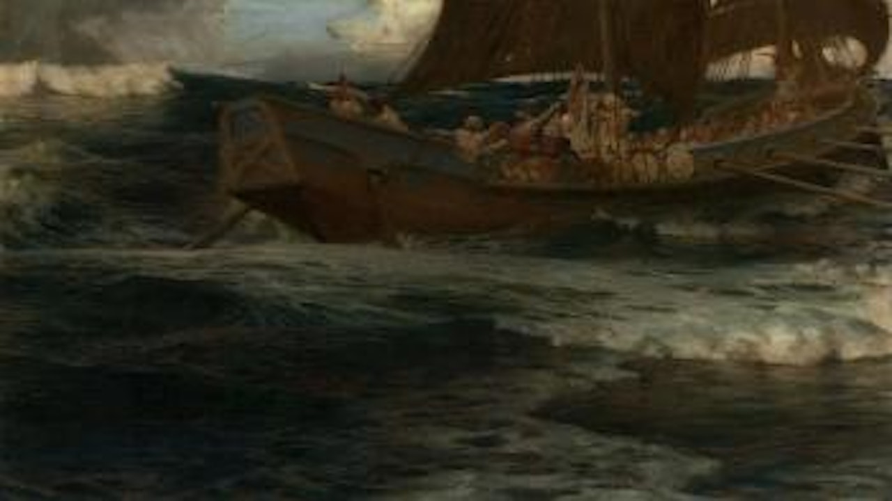 Wrath of the Sea God by Herbert James Draper