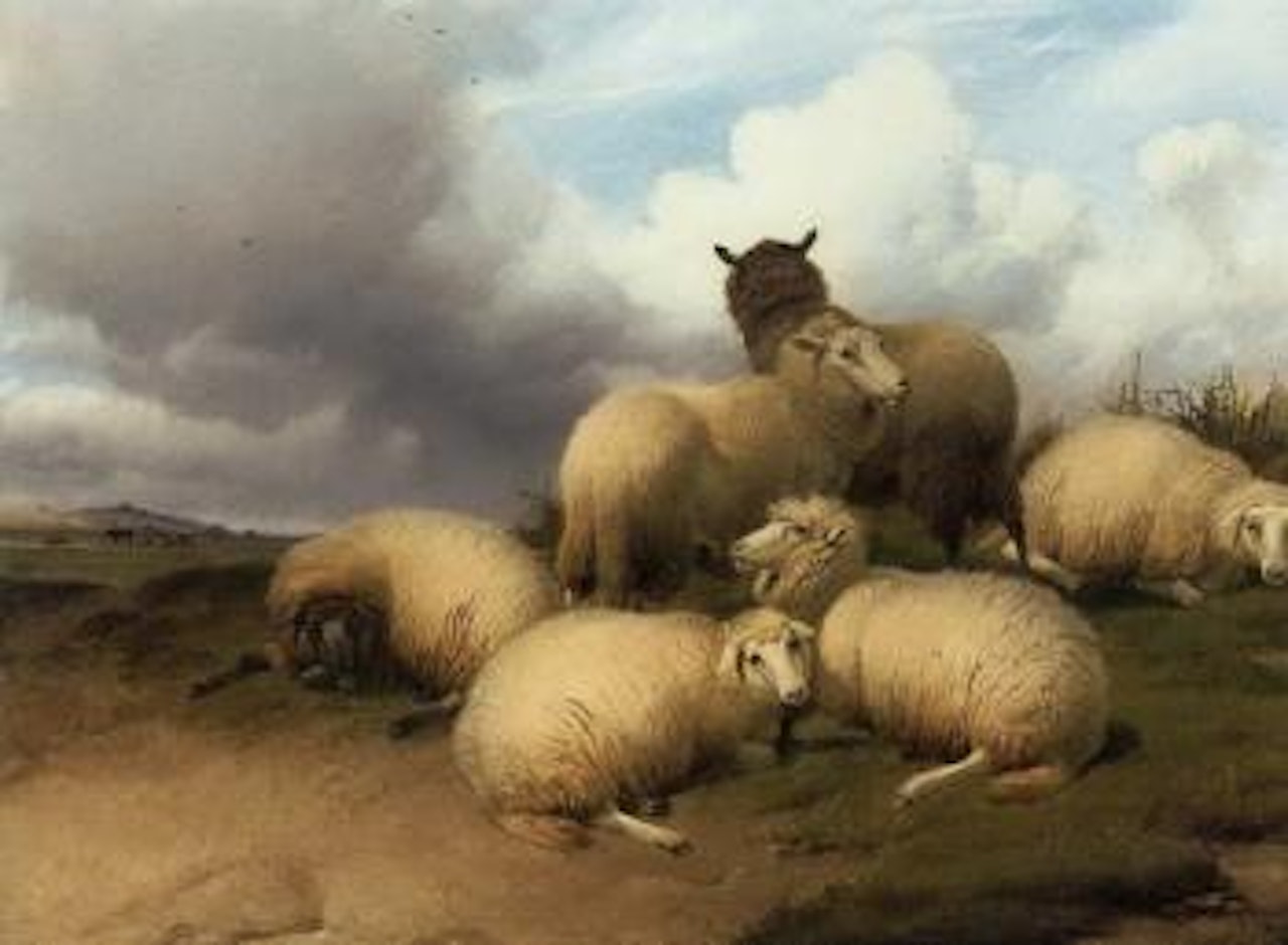 Before the storm by Thomas Sidney Cooper