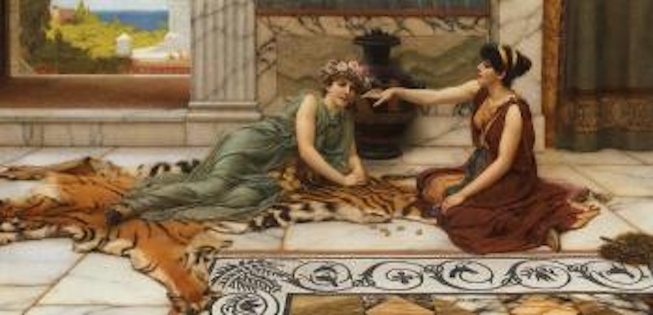 Knuckle bones by JOHN WILLIAM GODWARD, R.B.A.