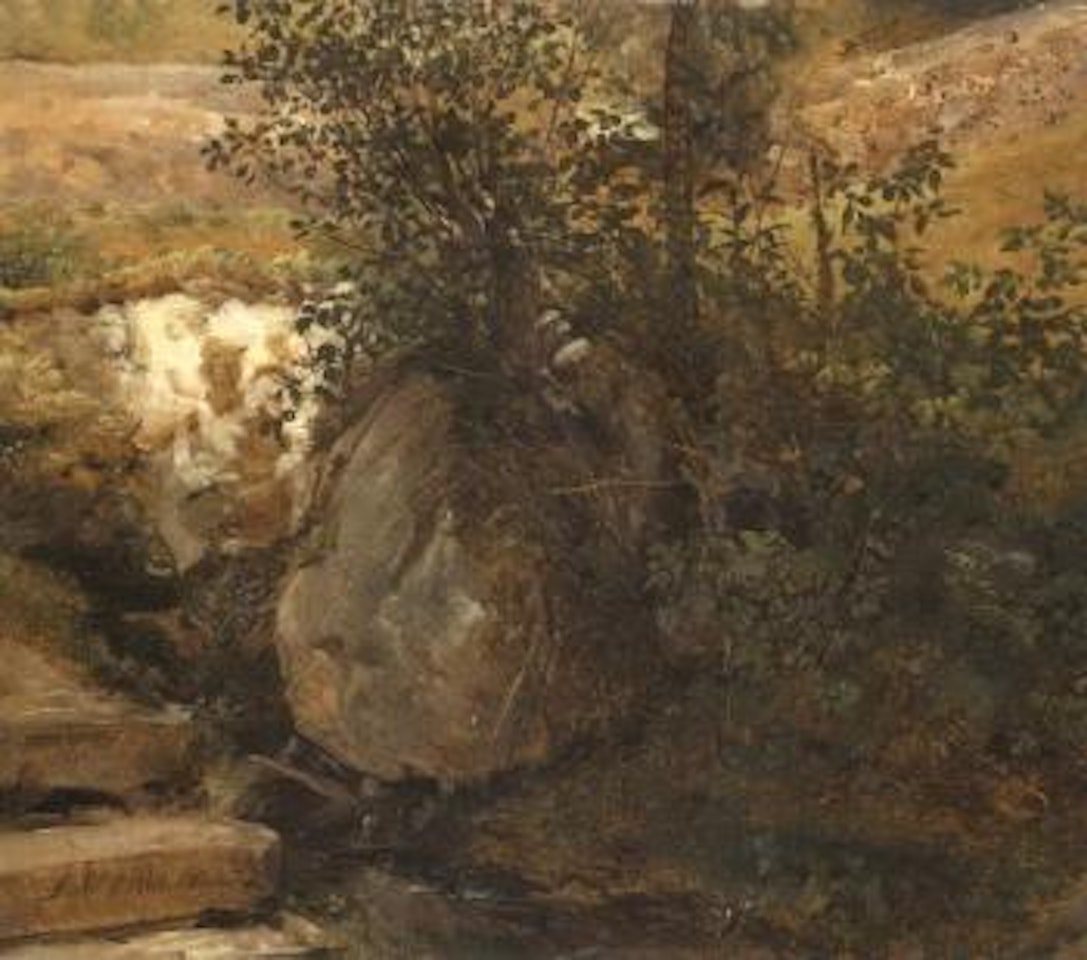Study with brook by Johan Christian Clausen Dahl