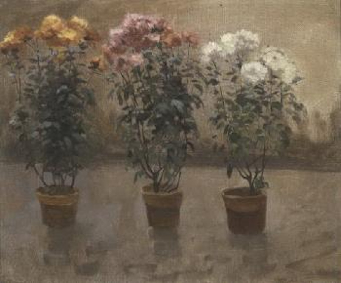 Flowers from Paris by Christian Skredsvig