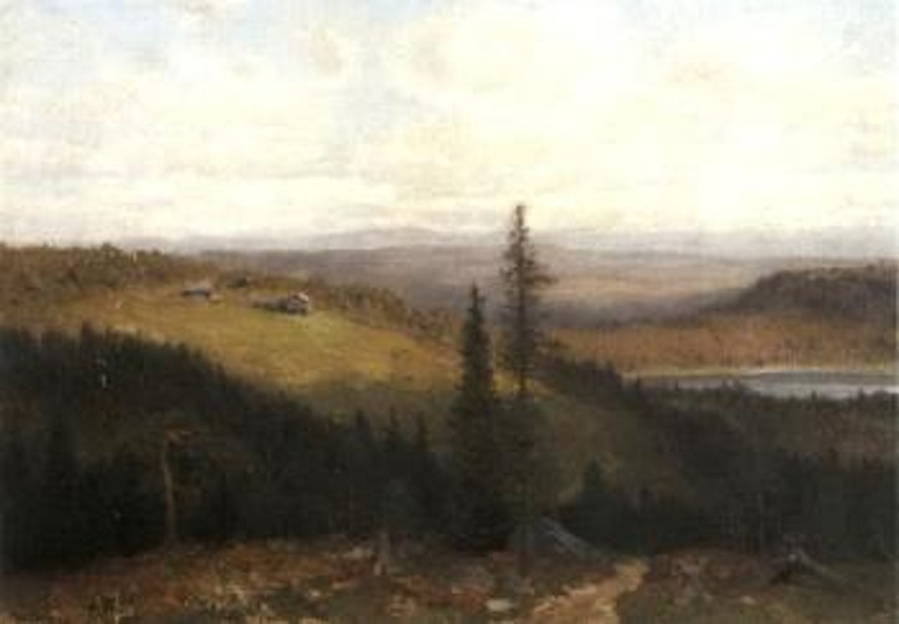 Landscape from Eggedal by Christian Skredsvig