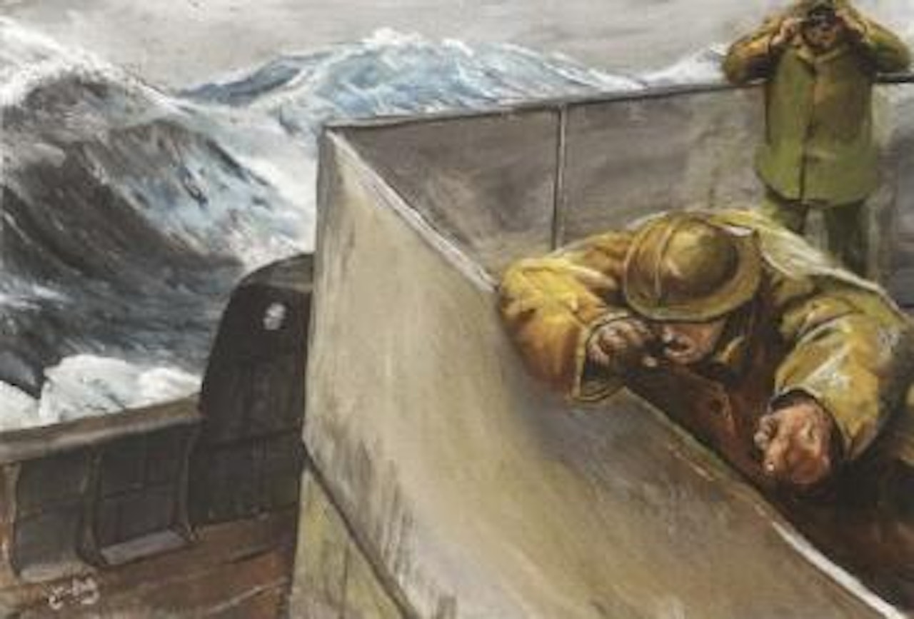 On the bridge by Christian Krohg