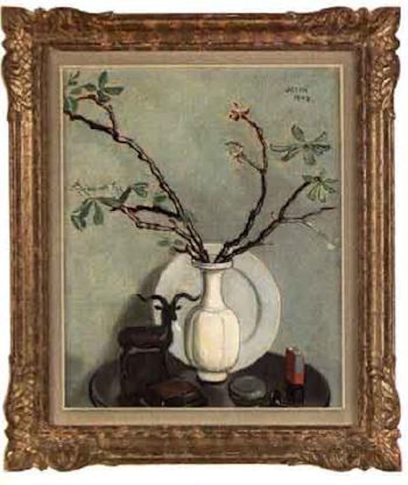 Still life of flowering twigs by Einar Jolin