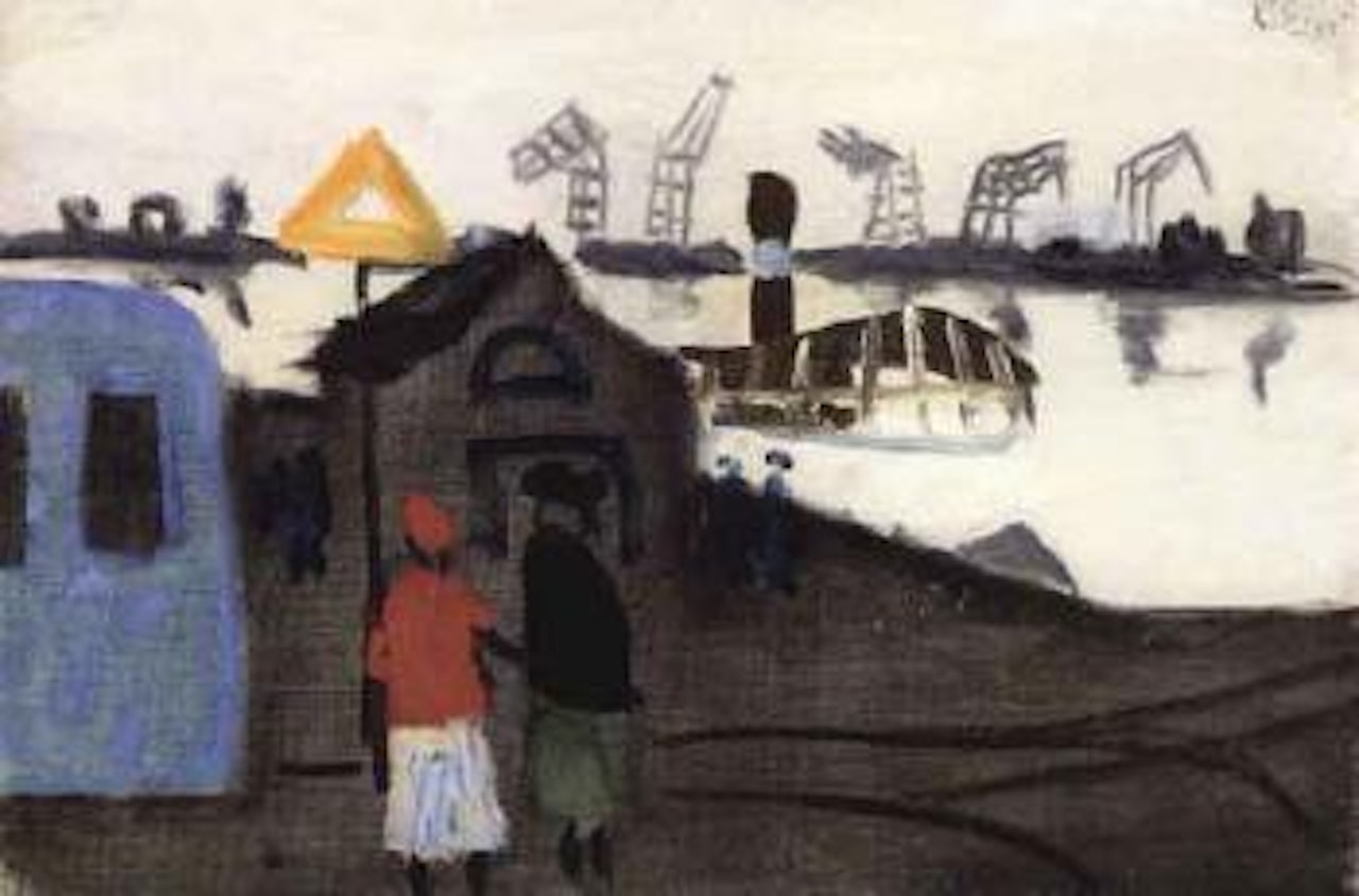 The tram station, La Bommen by Ragnar Sandberg