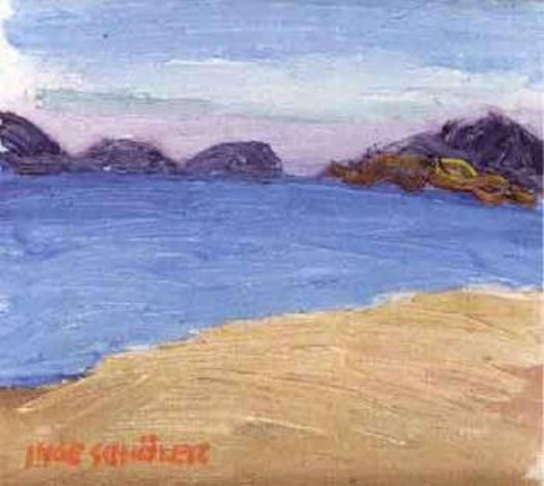 Sandy beach at Koster by Inge Schiöler