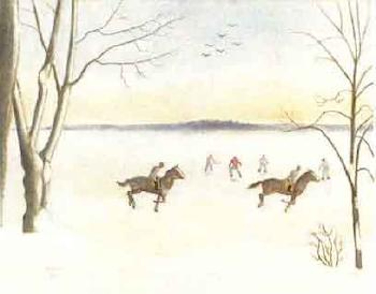 Horse riding at Brunnsviken by Einar Jolin