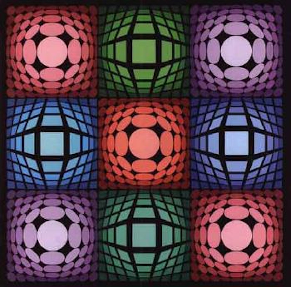 Cenlik - composition by Victor Vasarely