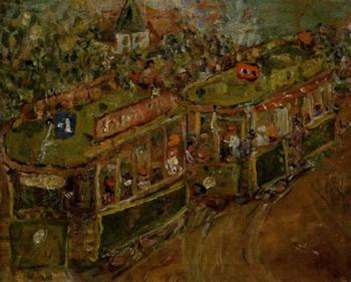 Le tramway by Jean Pougny