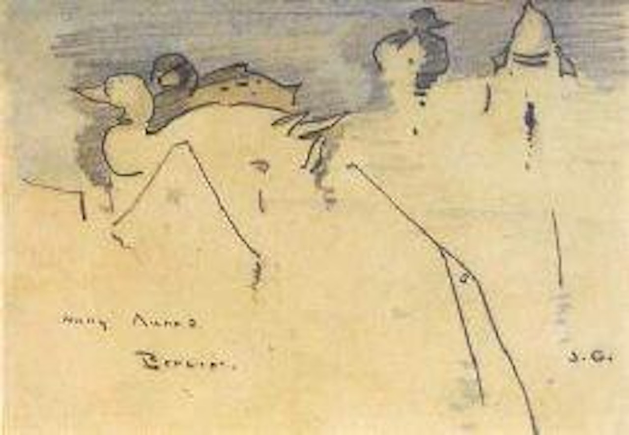 Study of ducks by Joseph Crawhall