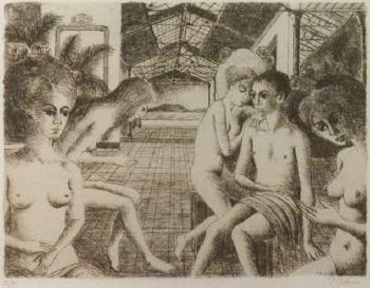 The lover by Paul Delvaux