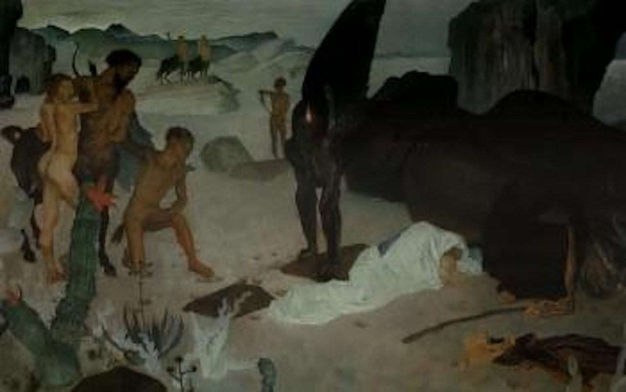 Repose on the flight to Egypt by Glyn Philpot