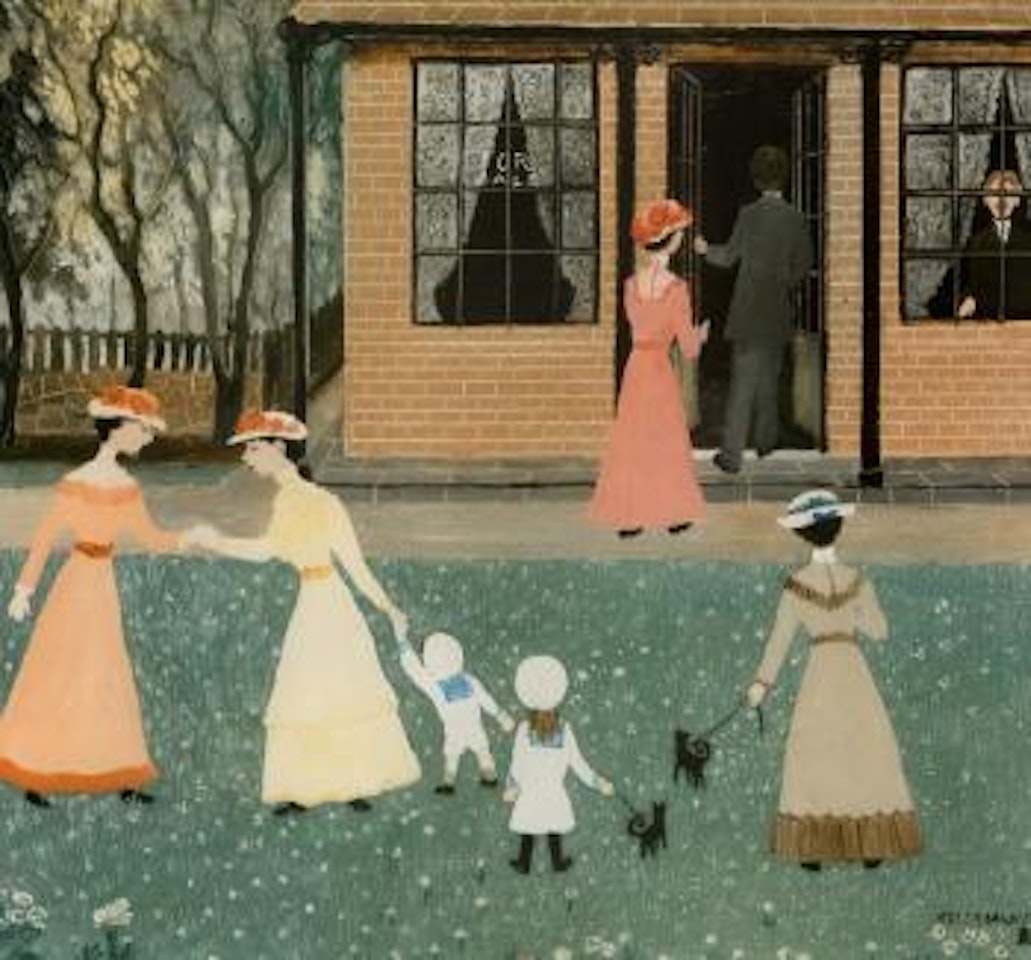 Our picnic by Helen Bradley