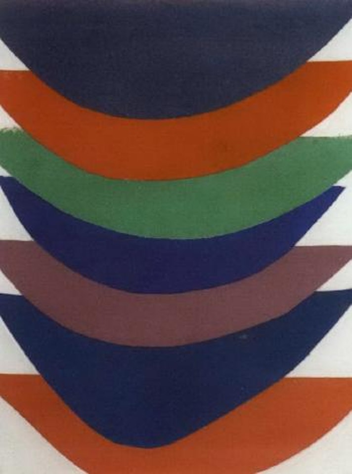 Suspended collage by Terry Frost