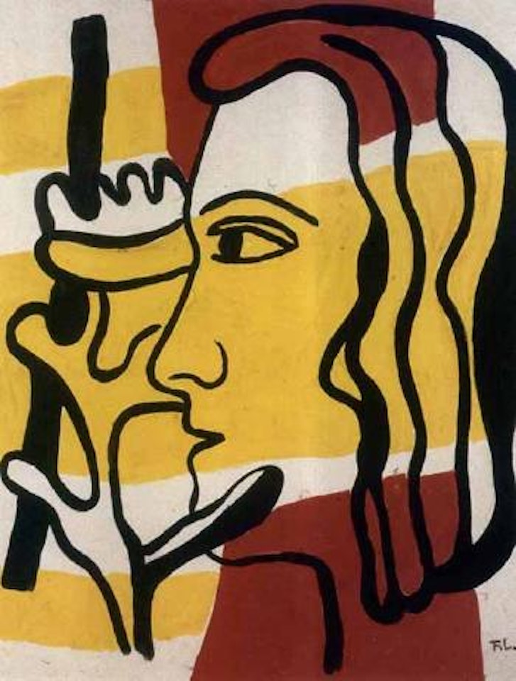 Femme a la rose by Fernand Leger