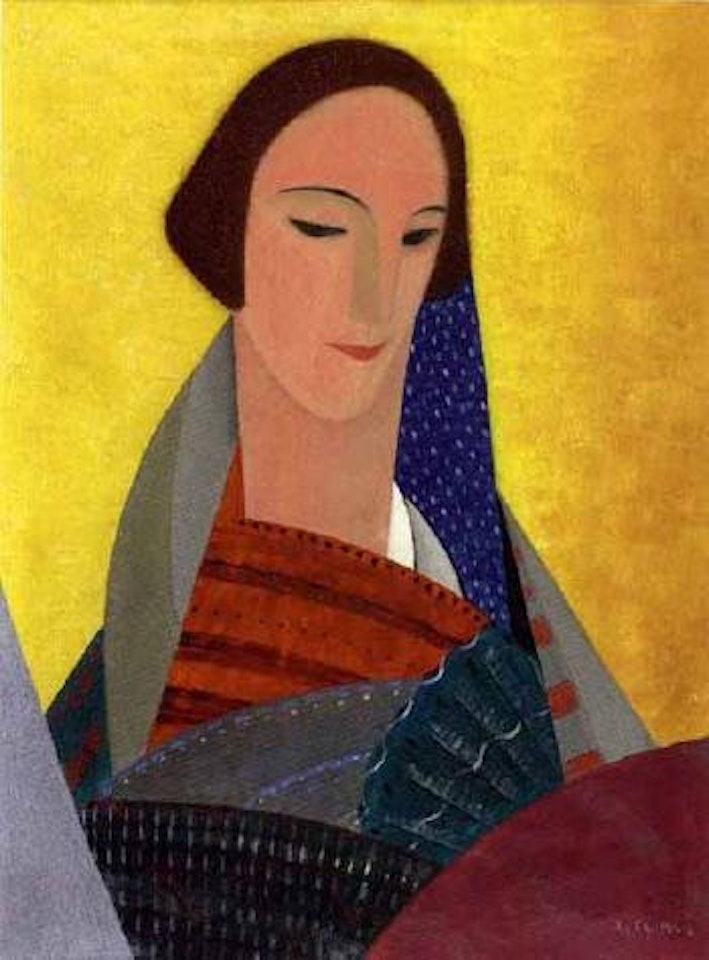 Femme au long cou by Jean Crotti