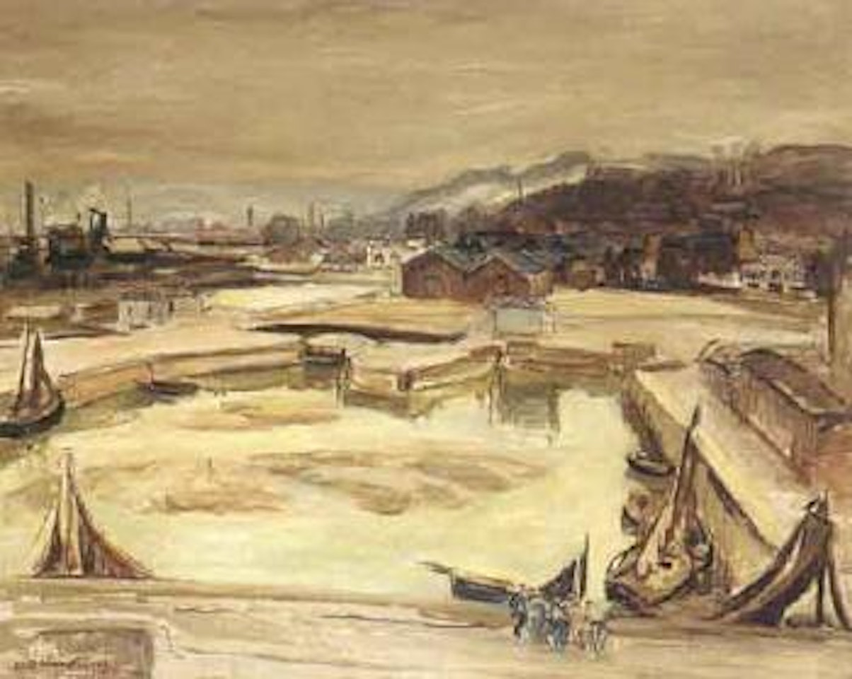 Bassin du port by Othon Friesz