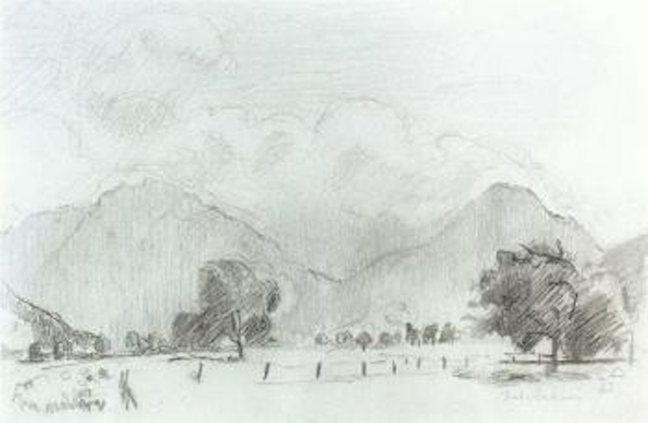 Landscape near Interlaken by Cuno Amiet