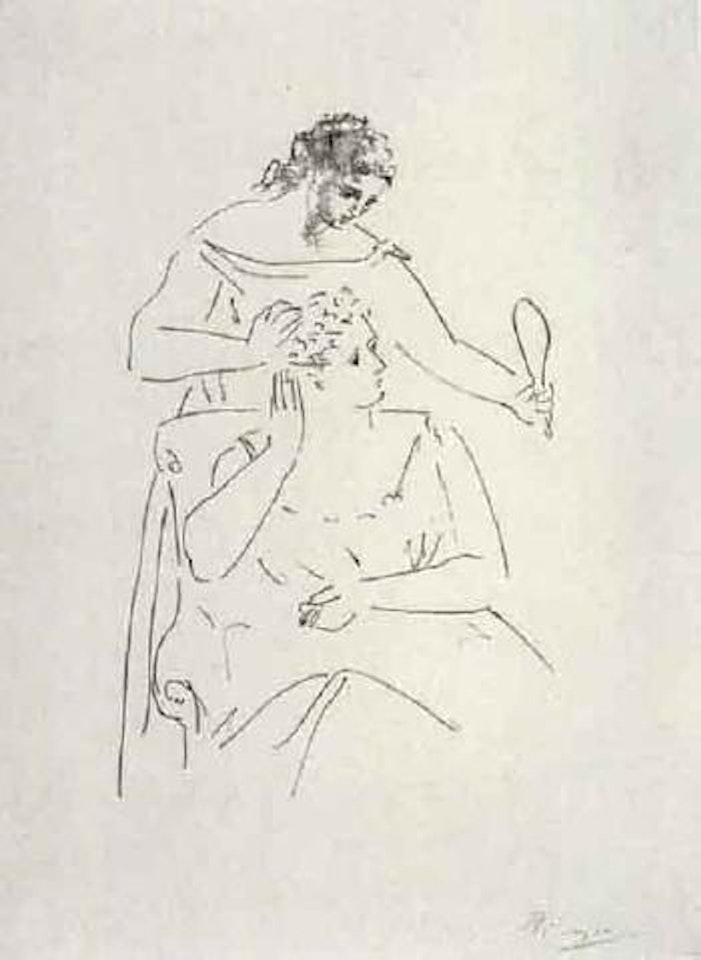 La coiffure by Pablo Picasso