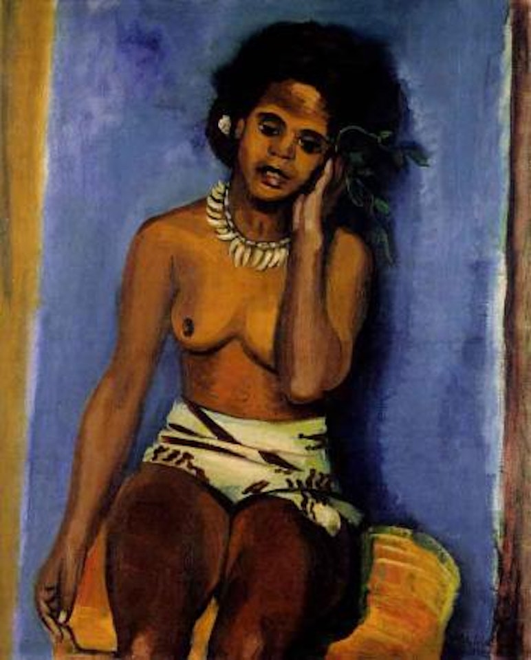 Yucca with twig by Max Pechstein