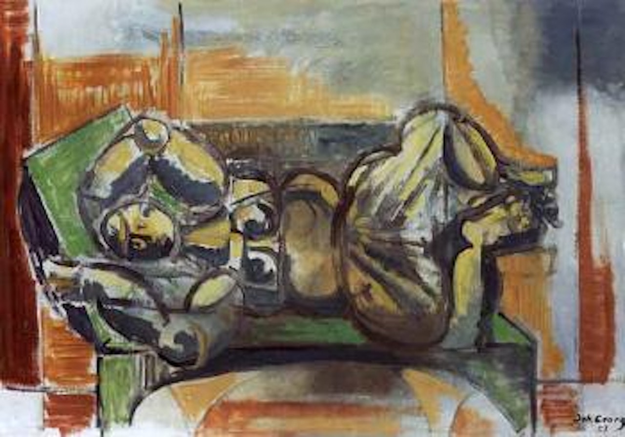 Reclining figure by Johann Georg Müller