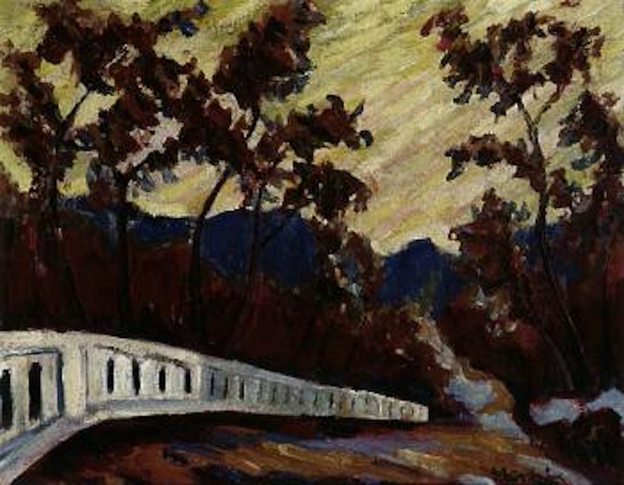 Mountain landscape, Corsica by Auguste Herbin