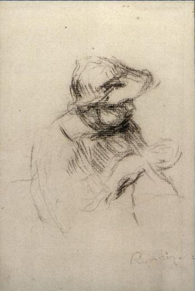 Portrait of a girl by Pierre-Auguste Renoir
