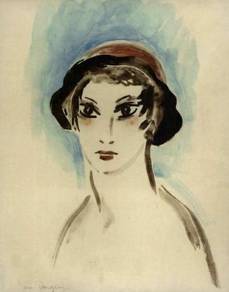 Portrait of a woman by Kees van Dongen