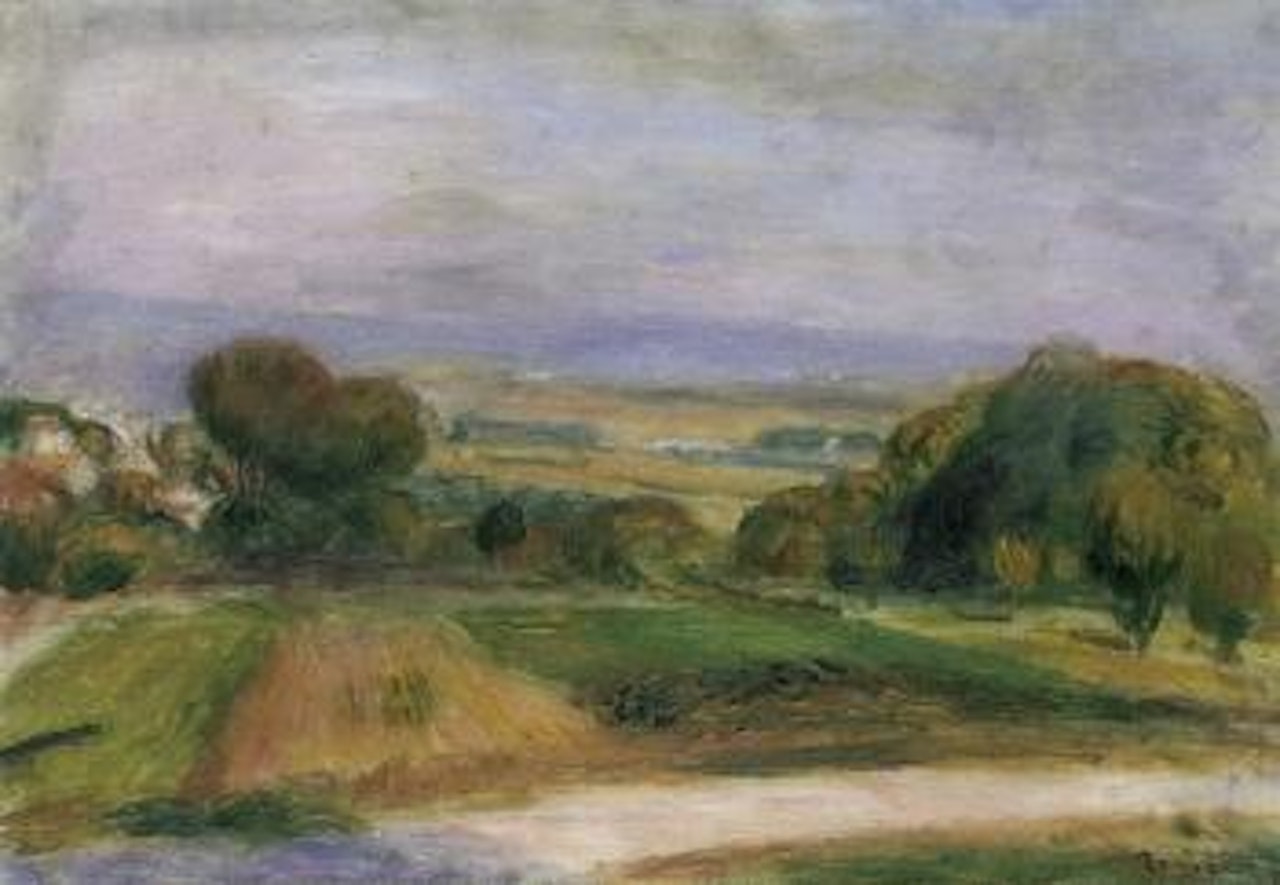 Paysage, Magagnosc by Pierre-Auguste Renoir