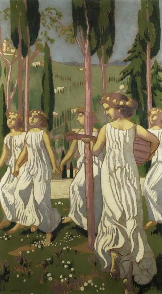 Danse - Eternel ete, Wiesbaden by Maurice Denis