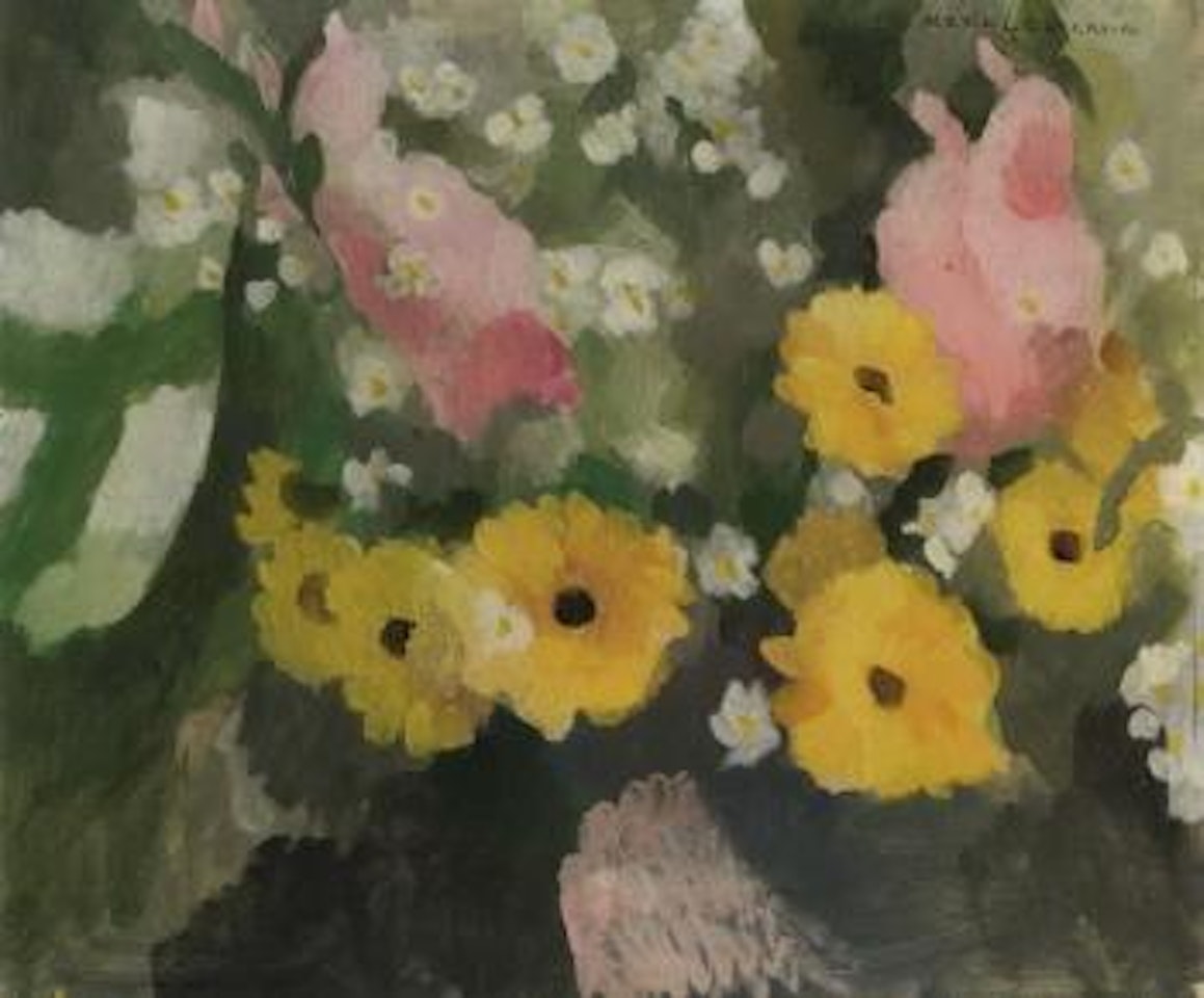 Bouquet of flowers by Marie Laurencin