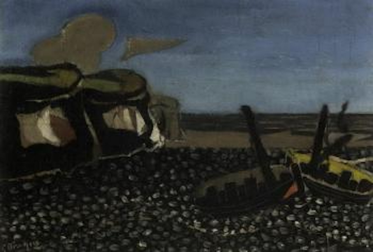 Barques bleues by Georges Braque